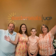 Easterseals UCP foster family smiling